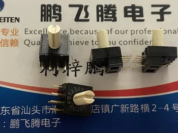 1ШТ Оригинальный тайваньский Yuanda DIP RV4HAF-16R-V-B 0-F/16-битный переключатель кодирования с поворотным циферблатом боковая регулировка 4:1 с ручкой