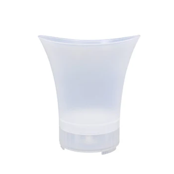 Пластиковая бочка для льда объемом 5 л, водонепроницаемая светодиодная подсветка, ведерко для льда для вечеринки в ночном клубе KTV, барная посуда для вечеринок