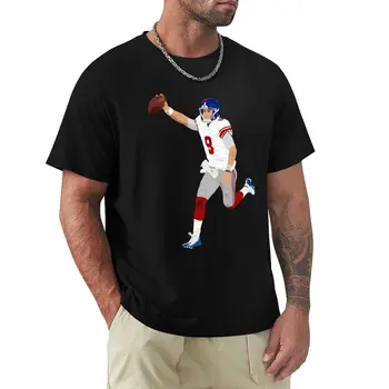 Футболка Дэниела Джонса - NY Giants оверсайз с изображением животных для мальчиков, мужские футболки с графическим рисунком