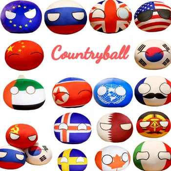 10-сантиметровая Плюшевая игрушка Countryball Подвеска Polandball РОССИЯ Countryball Кантриболлы Испании Нидерландов СССР США Великобритании