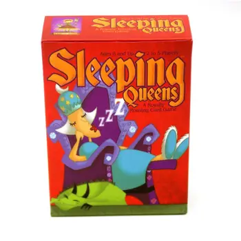 Горячая распродажа Полностью английской настольной игры Sleep Queen для семьи на 2-5 человек, подарок для семьи, Стратегическая игра 