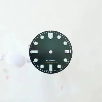 Современный циферблат Seik... pro Diver spb187 зеленый синий черный коричневый nh35 с логотипом s Japan OEM lume 28,5 мм
