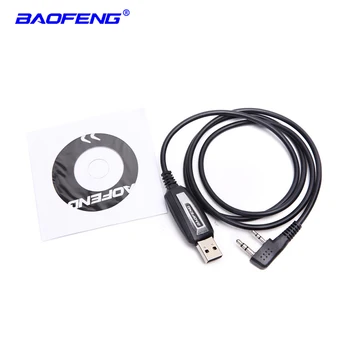 Baofeng USB кабель для программирования двухстороннего радио UV-5R UV-6R UV-82 BF-F8 GT-3TP BF-888S RT-5R walkie talkie USB программный кабель