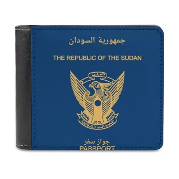 Паспорт Судана Деловые Мужские Кошельки Маленькие Кошельки Для Денег Новый Дизайн Долларовая Цена Топовый Кошелек Судан Суданский Суданский Народ Судан