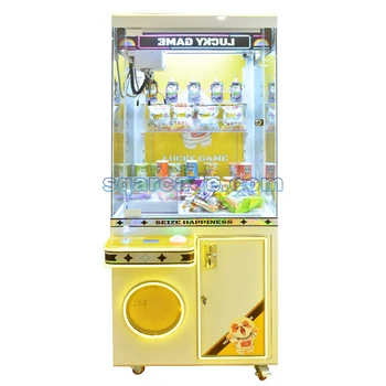 Детский игровой автомат с когтями, музыкальный Мини-аркадный автомат Gabinete Gamer с монетоприемником, Вендинговый автомат для сбора конфет