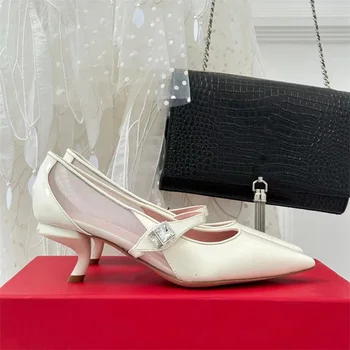 Модные женские туфли на высоком каблуке с блестками, элегантное платье с острым носком, туфли-лодочки Stilito, дизайнерский бренд, женское свадебное платье для танцев, вечерние туфли