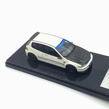 Высококачественный глиняный автомобиль Honda Civic Eg6 в масштабе 1:43, имитационная модель автомобиля из смолы, детская игрушка в подарок, хобби для взрослых, Коллекционный сувенир