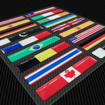 3D светоотражающая Наклейка с Национальным флагом Аксессуары для мотоциклов Наклейка на автомобиль Великобритания Италия США Франция Россия Испания Бразилия Германия Чили