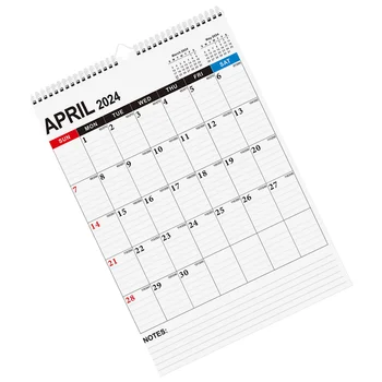 2024 Настенный Прочный Календарь на Месяц для Офиса, Праздника, Школы, Подвесного Декора, Календарь на 2025 год