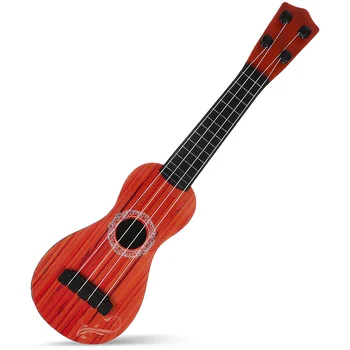 Гавайская Гитара Музыкальный Инструмент Гавайская Гитара Акустическая Маленькая Гитара Дерево Как Зерно Гавайская Гитара 4 Струнная Гитара Подарок Для Детей Начинающих 38 см 15 дюймов