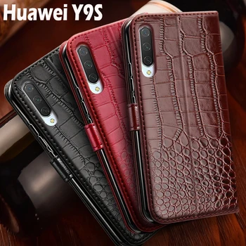 Для Huawei Y9S Чехол Магнитный флип кожаный чехол для Huawei Y9S чехол для телефона 6,59 