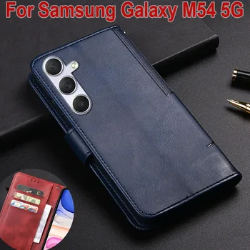 Бумажник Флип-чехол для телефона Samsung Galaxy M54 5G Coque НА Samsung M54 M 54 SM-M546B Чехол Galaxy M54 Book cover funda