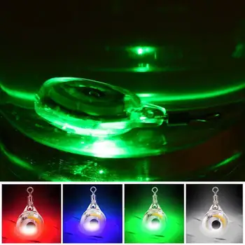 Light LED Deep Drop Подводная Форма Глаза Рыболовная Приманка Для Кальмаров Светящаяся Лампа-Приманка для Наружного Привлечения Аксессуаров