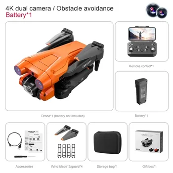Игрушечный Дешевый Беспилотник Minin С Камерой 4K Hot Sell I3 Pro Для Трехстороннего Обхода Препятствий С Оптическим Позиционированием Потока