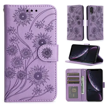 Бумажник 3D цветок Флип Кожаный Чехол Для Samsung Galaxy S22 S23 Ultra S21 PLUS S20 FE S10 E S10 lite S9 S8 PLUS S6 S7 edge Cover