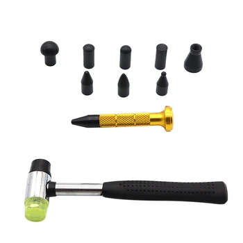 Наборы инструментов для безболезненного ремонта вмятин на кузове автомобиля, металлическая ручка для снятия вмятин, инструменты для устранения вмятин с 9 головками