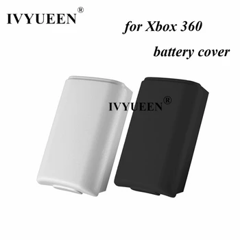 IVYUEEN, 1 шт, чехол для батарейного блока для беспроводного контроллера Xbox 360, черный, белый, комплект запасных частей, игровые аксессуары