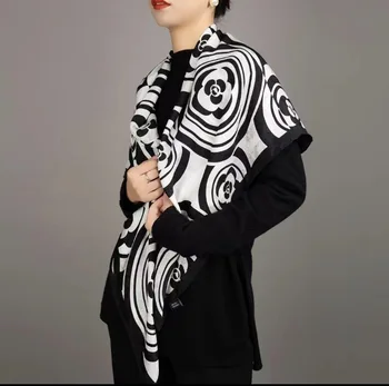 Новый большой женский шелковый атласный квадратный шарф Косынка Дизайнерские палантины Bufanda Летние головные уборы Пончо Pashimina Шарфы