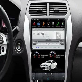 Автомобильный Радиоприемник Tesla Style Для Ford Explorer 2013-2018 Android 9,0 Стерео Вертикальный Экран GPS Навигация Мультимедийный Плеер