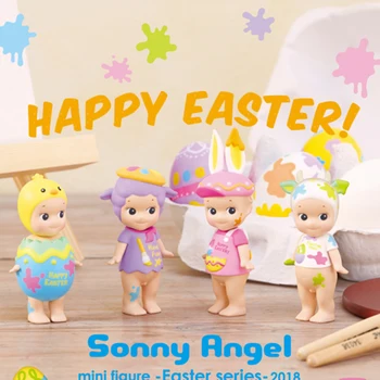 Кукла из Пасхальной серии Blind Box Sonny Angel 2018 Happy Easter Аниме-фигурка Kawaii Mystery Box Сумка-сюрприз для украшения комнаты, игрушка в подарок