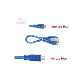 Синий кабель для передачи данных USB-принтера для Aarduno 2560 due por micro mini