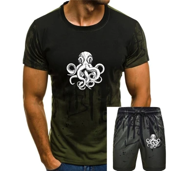 Мужская футболка с рисунком осьминога -Фото от Men Clothes Tee Shirt