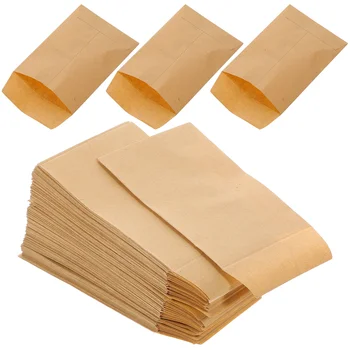 Коричневые маленькие конверты из Крафт-бумаги, конверты для подарочных карт для хранения мелких предметов, 10-сантиметровые подарочные карты для монет, Крафт-бумага