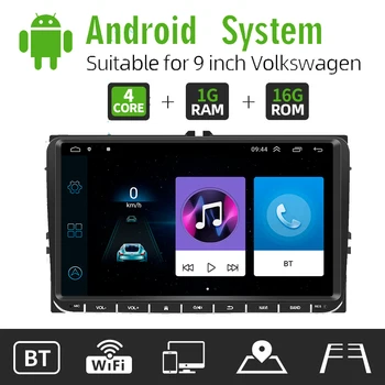 9-дюймовый автомобильный мультимедийный плеер Android для Volkswagen VW Passat B6 B7 CC Tiguan Touran GOLF POLO Carplay 4G GPS автомагнитола автомобиля