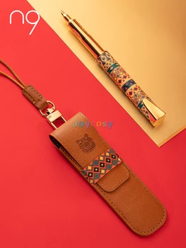 Дизайн перьевой ручки n9 в китайском стиле, элементы китайского года тигра, тонкое перо из иридия, подарочный футляр премиум-класса