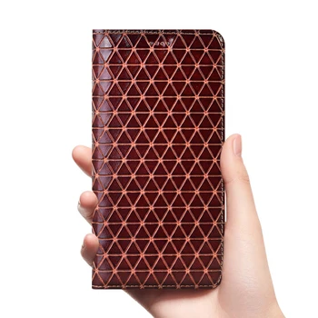 Чехол из натуральной кожи с геометрическим рисунком для Samsung Galaxy J1, J1mini, J3 prime Pro, магниты для смартфона, откидная крышка, чехлы-Накладки