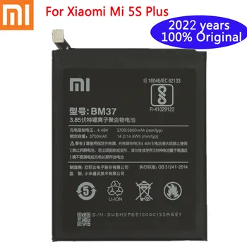 2022 Года Высококачественная Оригинальная Батарея Xiao mi Для Xiaomi Mi 5S Plus MI5S Plus BM37 3800mAh Сменная Батарея Телефона