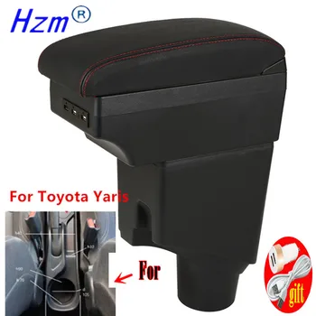 Коробка для подлокотника Toyota Yaris для гибридного автомобиля Toyota Yaris Коробка для подлокотника 2020 2019 2015-2021 Запчасти для дооснащения Внутренний ящик для хранения USB