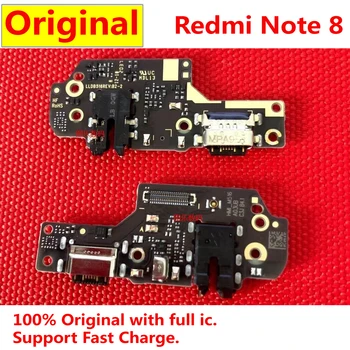 Оригинальный порт зарядки для Xiaomi Redmi Note 8 Note8 Плата зарядки USB-штекер Разъем для док-станции на печатной плате Гибкий кабель Запасные части для замены