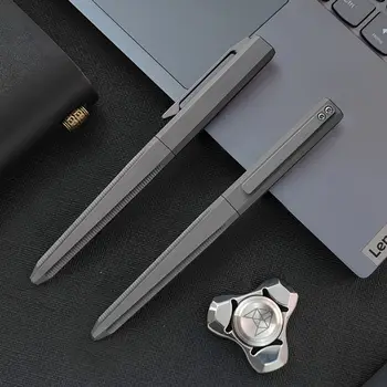 Тактическая ручка из титанового сплава, шариковая ручка из вольфрамовой стали, фирменная ручка для деловых мальчиков edc