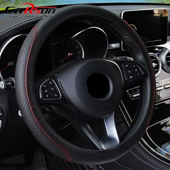 автомобильный Черный чехол на руль из искусственной кожи для Lifan X60 Cebrium Solano New Celliya Smily Geely X7 EC7 6шт