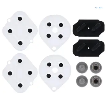 10 шт./2 комплекта токопроводящих резиновых прокладок, сменных контактов кнопок для SNES
