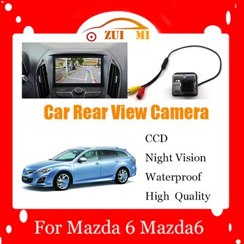 Камера заднего вида заднего вида для Mazda 6 4-дверный седан 5-дверный универсал Хэтчбек CCD Full HD Камера ночного видения Резервная Парковочная камера