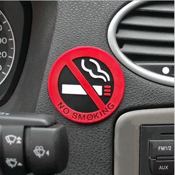 1шт Предупреждающий Логотип No Smoking Автомобильные Наклейки для Kia Rio K2 3 Ceed Sportage Sorento Cerato