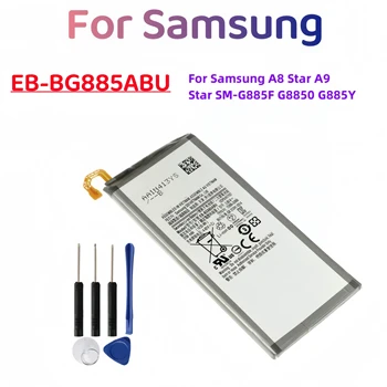 EB-BG885ABU Для Galaxy A8 Star A9 Star SM-G885F G8850 G885Y 3700 мАч Реальная Емкость Batteria Accu + Инструменты