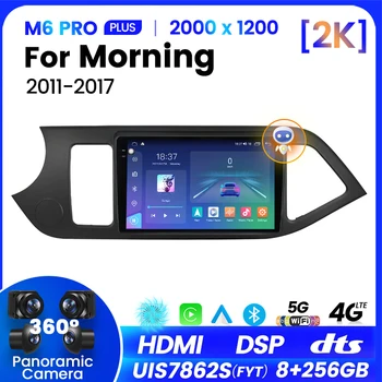 FELLOSTAR M6 Pro Plus для KIA Morning 2011 2012 2013 2014 2015 2016 2017 Автомобильный Радио Стерео Мультимедийный Плеер CARPLAY Android Auto