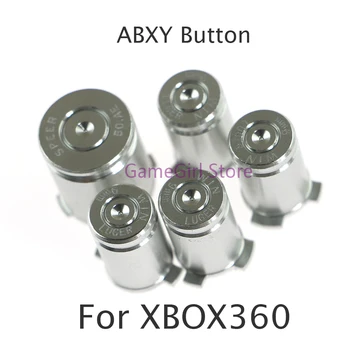 1 комплект 8 Цветов 5 в 1 Металлические Кнопки ABXY Bullet Guide Mod Kit Для контроллера XBOX 360 для Xbox360