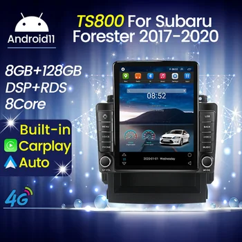Android Для Tesla Автомобильный радиоприемник с вертикальным экраном, стереосистема для Subaru XV Forester 5 2017-2020 Мультимедийный плеер GPS Carplay Автозвук