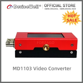 Devicewell MD1103 Видео Конвертер SDI-входа в HDMI-совместимый Mini Pantalla с 2,6-дюймовым светодиодным экраном Mini Video Audio Converter