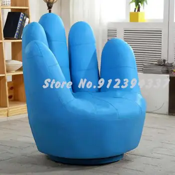 Пальмовый диван пять пальцев ленивый диван одноместный креативный кожаный диван для пальцев кресло спальня компьютерное кресло для отдыха