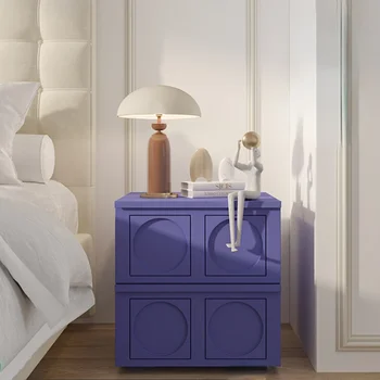 Прикроватный столик High Sense Новый Простой шкаф Итальянский Минималистичный Современный Прикроватный шкаф для маленькой спальни Z