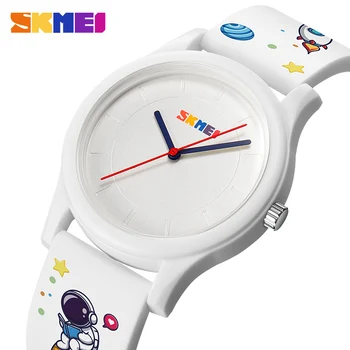 Детские часы Модного бренда SKMEI Kid Watches Водонепроницаемые Спортивные кварцевые часы Роскошный браслет Часы для девочек и мальчиков Платье Наручные часы