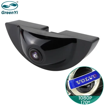 CCD HD 1080P 1000TVL Водонепроницаемая Камера Ночного Видения С Логотипом Вперед, Устанавливающая Автомобильную Камеру Переднего Обзора Для Volvo S40/S60/S90/V40/C30/XC60/XC90