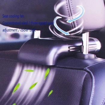 Универсальный Автомобильный Крюк Подголовник Заднего Сиденья Автомобиля USB-Вентилятор С Переключателем Воздушного Охлаждения Вентилятора для Автомобиля Грузовик Внедорожник Лодка
