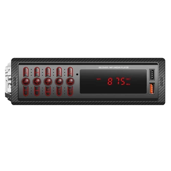 Автомобильный 12 В громкой связи MP3-плеер, совместимый с Bluetooth, USB-аудиосистема, стереоприемник