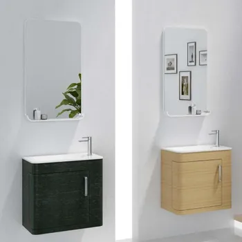 600 мм Мебель для Ванной комнаты Blum Soft Close Top Твердая Поверхность Туалетный Столик Гардеробный Настенный Шкаф 2063